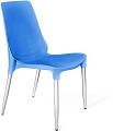 Стул Sheffilton SHT-S75-1 (небесно-синий/хром лак)