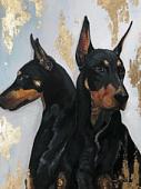 Картина Stamion Доберман (60x80см)