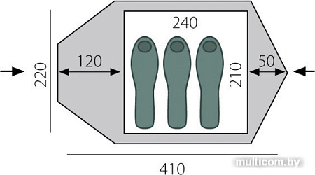 Палатка BTrace Shield 4 [T0058]