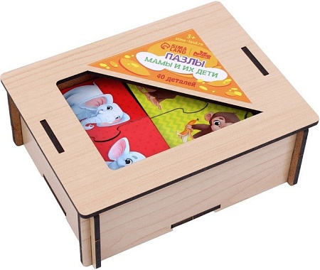 Развивающая игра Лесная мастерская Мама и малыш 9085876