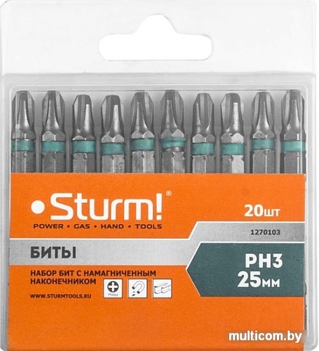 Набор бит Sturm 1270103 (20 предметов)