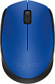 Мышь Logitech M171 Wireless Mouse синий/черный [910-004640]