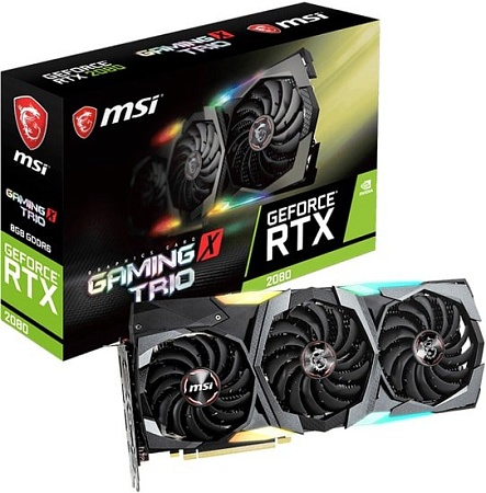 Видеокарта MSI GeForce RTX 2080 Gaming X Trio 8GB GDDR6