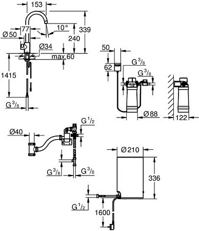 Вентиль Grohe Red Mono 30085001