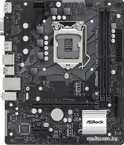 Материнская плата ASRock CML-HDV/M.2 TPM R2.0