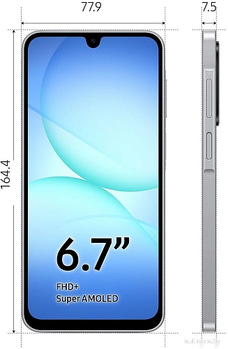Телефон Samsung Galaxy A17 SM-A176B 6GB/128GB (серый)