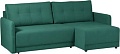 Угловой диван Mio Tesoro Скай 343 угловой (зеленый 892)