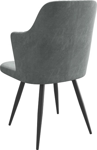 Стул Мамадома Freddy-R1 360 (k10 Антрацит замша Lux/черный)