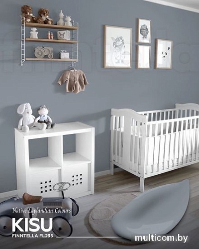 Краска Finntella Foxy Lapselli Matte Kisu F-50-1-9-FL295 9 л (серый)