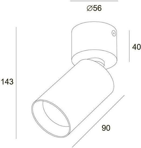 Спот Denkirs DK2029-BK