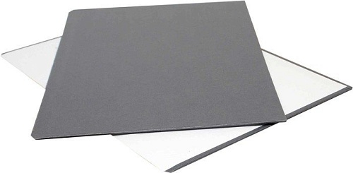 Картонная обложка для переплета OPUS Classic Slim A4 304x212 мм OHCSLIM304X212S10 (10 шт, серый)