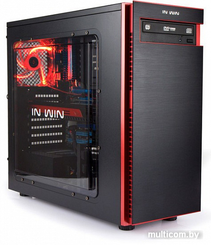 Корпус In Win 703 Black/Red