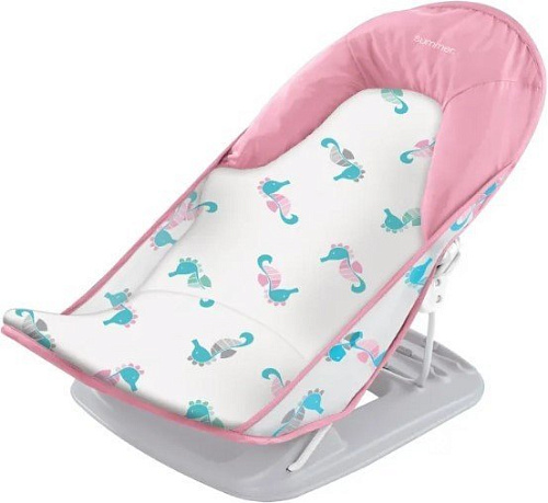 Горка для купания Summer Infant Deluxe Baby Bather 19630A (морские коньки/розовый)