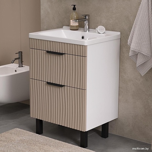 Volna Тумба под умывальник Lotty 80.2Y Миранда (латте, напольная)