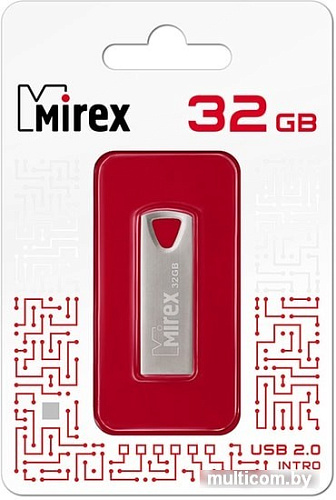 USB Flash Mirex Intro 32GB (серебристый)