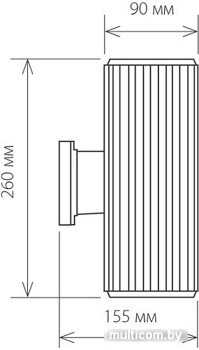 Бра Elektrostandard Techno 1403 (черный)