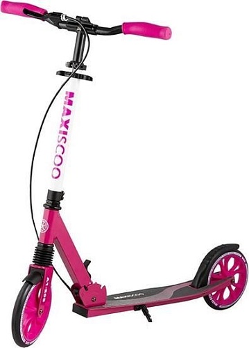 Двухколесный подростковый самокат Maxiscoo A1-205A MSC-A205A-1P (розовый)