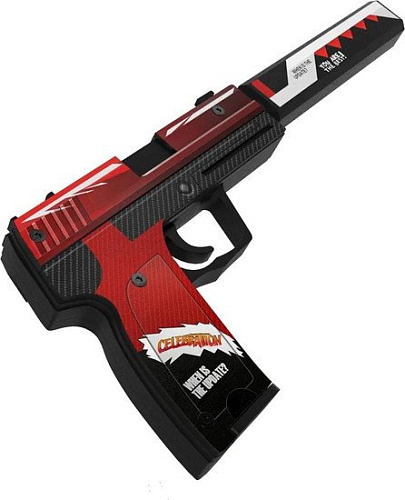 Пистолет игрушечный VozWooden Active USP 2 Года Красный Стандофф 2 2002-070