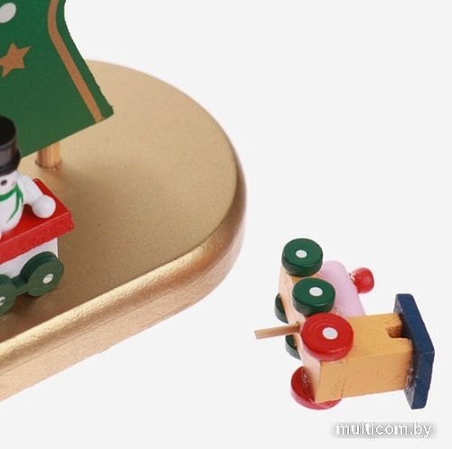 Развивающая игрушка Лесная мастерская Новогодняя ёлочка с крючками 6888870