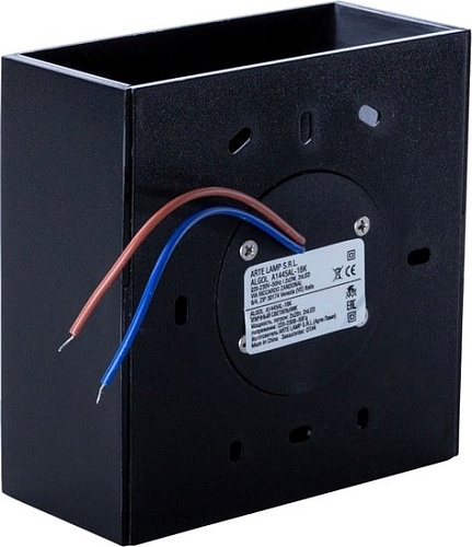 Фасадный светильник Arte Lamp Algol A1445AL-1BK