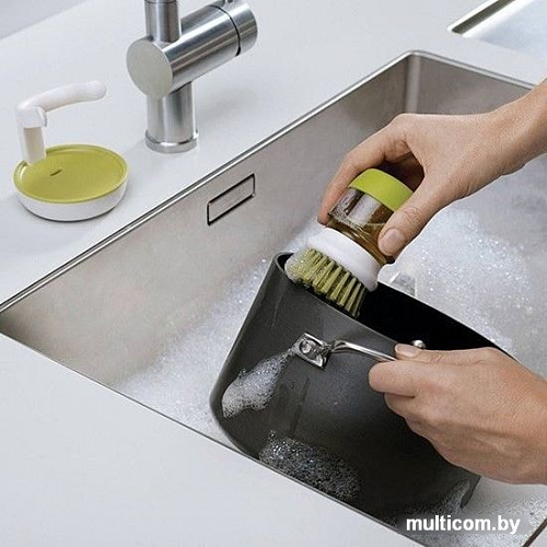 Щетка с дозатором Joseph Joseph Palm Scrub 85004 (зеленый)