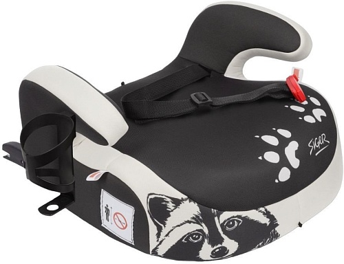 Детское сиденье Siger Fix Lux KRES3996 (енот серый/бежевый)