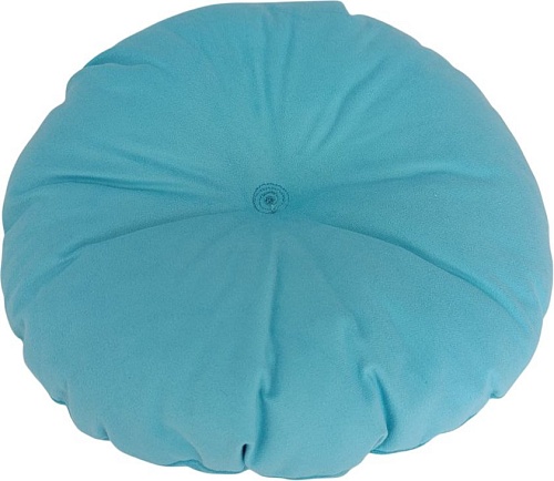 Декоративная подушка Sled Круглая 40x40x10 (бирюзовый)