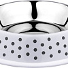 Миска Duvo Plus Деко 13824/DV (белый в черный горох)