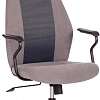 Офисное кресло TetChair Aviator флок/ткань (серый/серый)