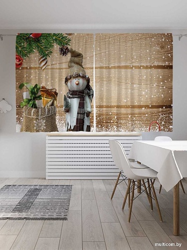 JoyArty Обаятельный снеговик p_78666 (145x180)