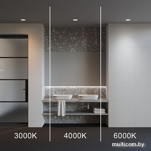 Точечный светильник Maytoni Okno DL056-12W3-4-6K-W