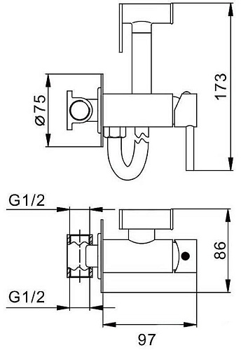 Гигиенический душ Splenka S99.52.07
