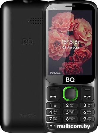 Мобильный телефон BQ-Mobile BQ-3590 Step XXL+ (черный/зеленый)