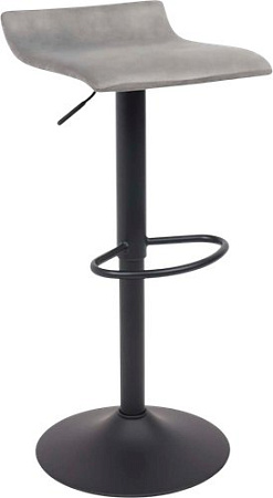 Стул AksHome Slim (серый велюр 8167-54/черный)
