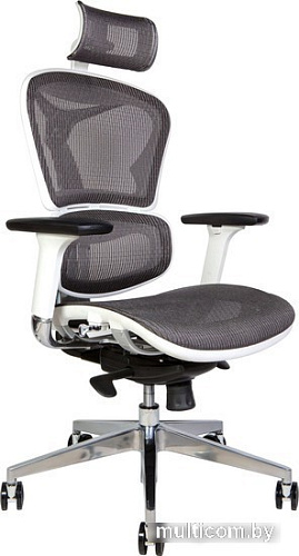 Кресло Norden Hero White YS-0810H-T(E+E)W (белый/серый)
