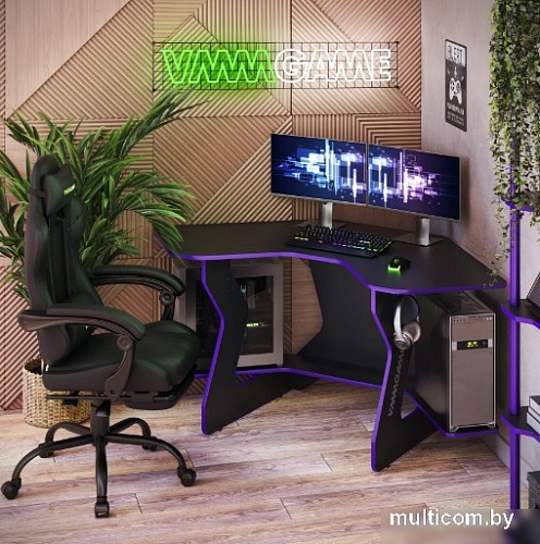 Геймерский стол VMM Game Jetx Dark Purple SF-1BPU