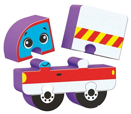 Мозаика/пазл Азбукварик Собери машинки 2940