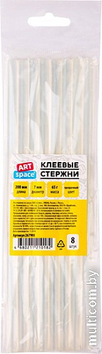 Клеевые стержни ArtSpace 267908 (8 шт, прозрачный)