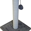Когтеточка Cat House Столбик 60 (хлопок серый)