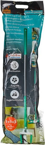 Швабра с отжимом ISMA 22 (зеленый)