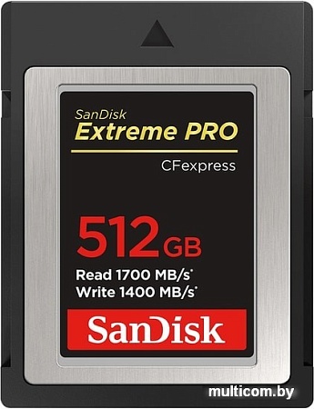 Карта памяти SanDisk Extreme Pro CFexpress Type B SDCFE-512G-GN4NN 512GB