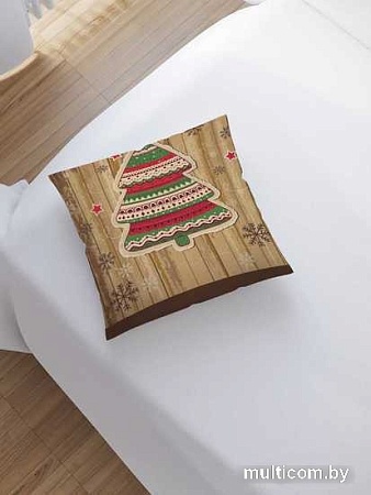 Чехол на подушку JoyArty Ель с узорами sl_5772