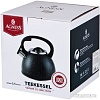 Чайник со свистком Agness Black Marble 907-045