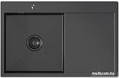 Кухонная мойка Mixline Pro 552922 (черный графит, с сифоном)