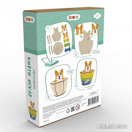 3Д-пазл Woody Корги Оскар 02802