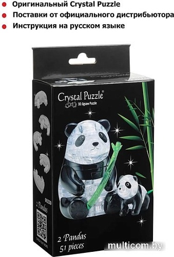 3Д-пазл Crystal Puzzle Две панды 90239
