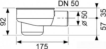 Сифон Tece 650001