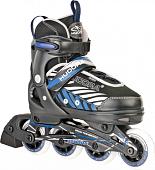 Роликовые коньки Hudora Inline Leon (р. 37-40, черный/синий)