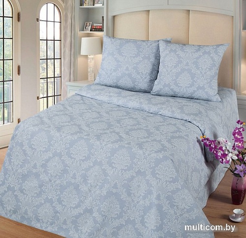 Постельное белье Миланика Графит 2сп (поплин-жаккард)
