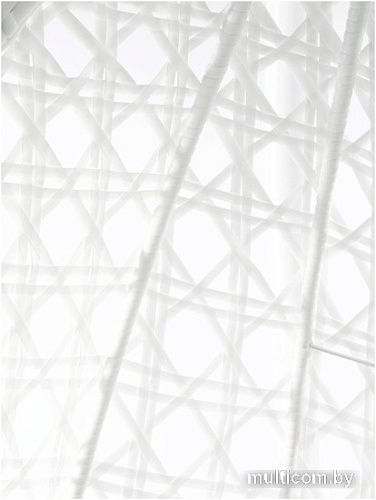 Подвесное кресло M-Group Для двоих Люкс 11510104 (белый ротанг/зеленая подушка)